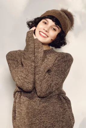 Luxe Italian Yarn Heaveyweight Crewneck Cashmere Sweater