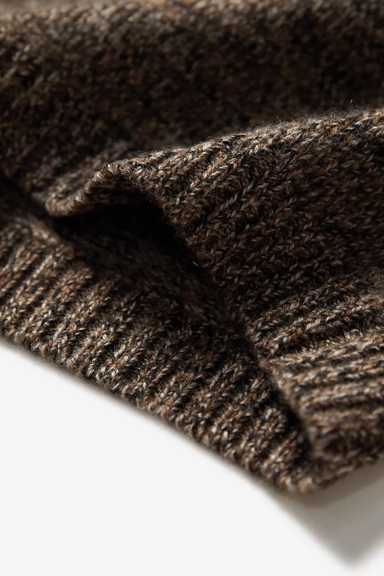 Luxe Italian Yarn Heaveyweight Crewneck Cashmere Sweater