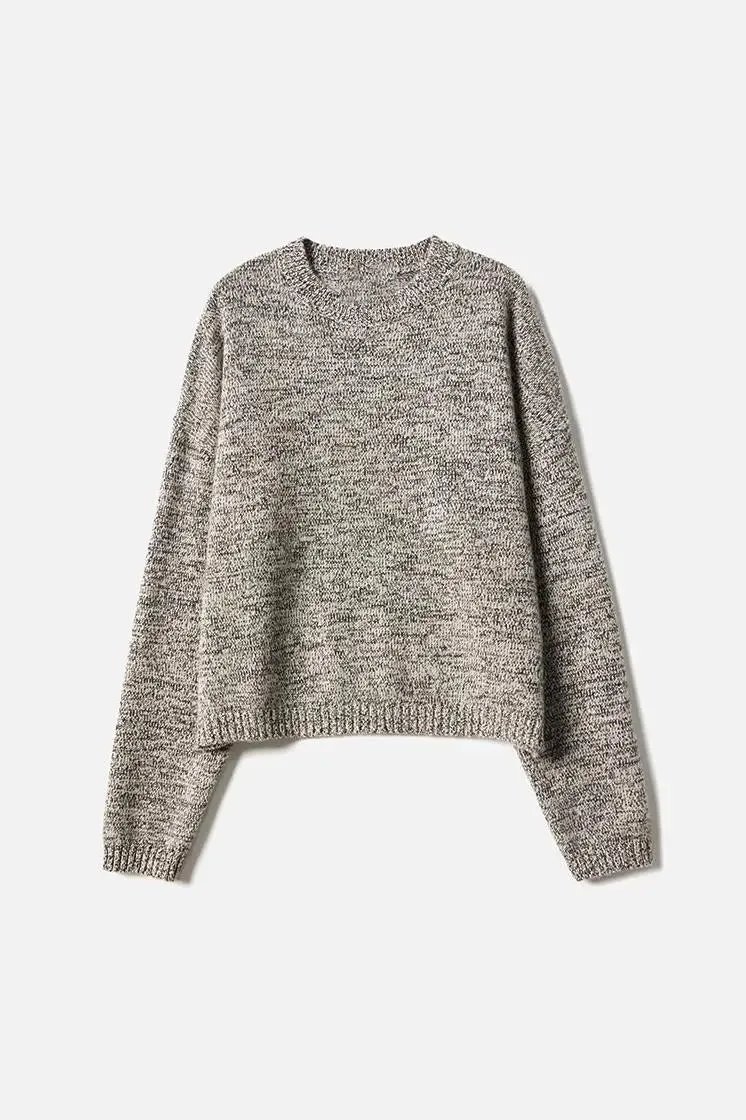 Luxe Italian Yarn Heaveyweight Crewneck Cashmere Sweater