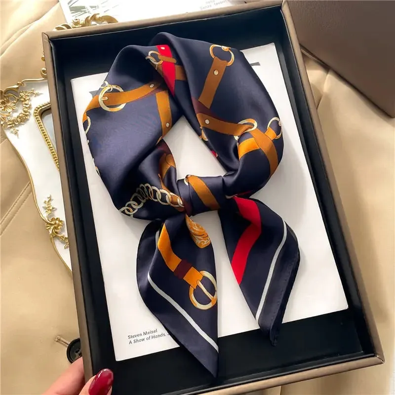 Luxury Satin Silk Scarf