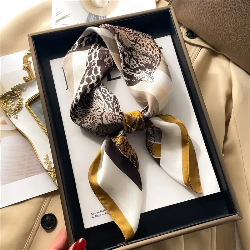 Luxury Satin Silk Scarf