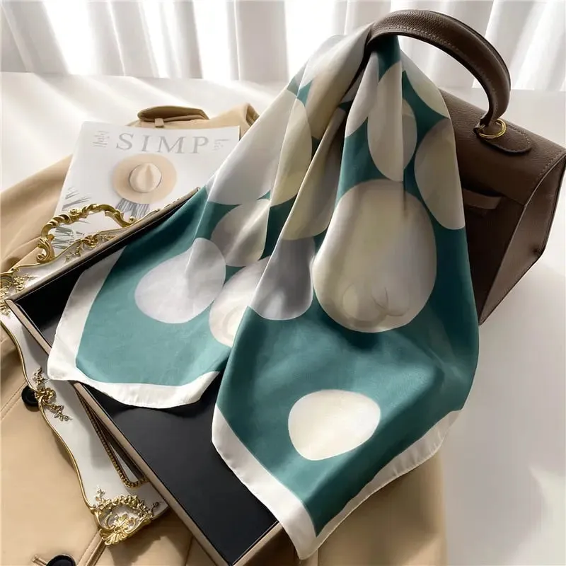 Luxury Satin Silk Scarf