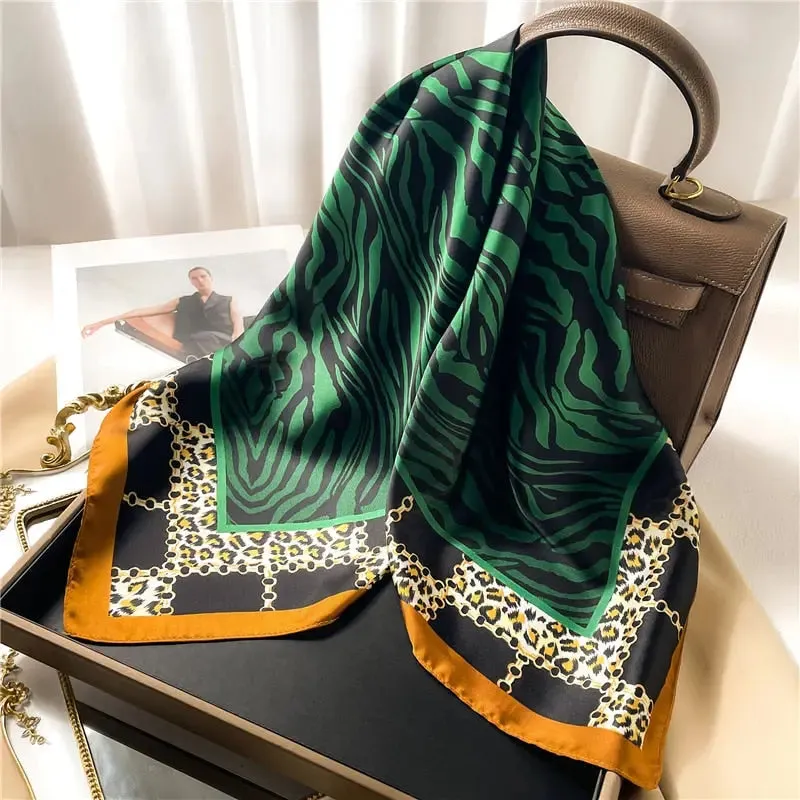 Luxury Satin Silk Scarf