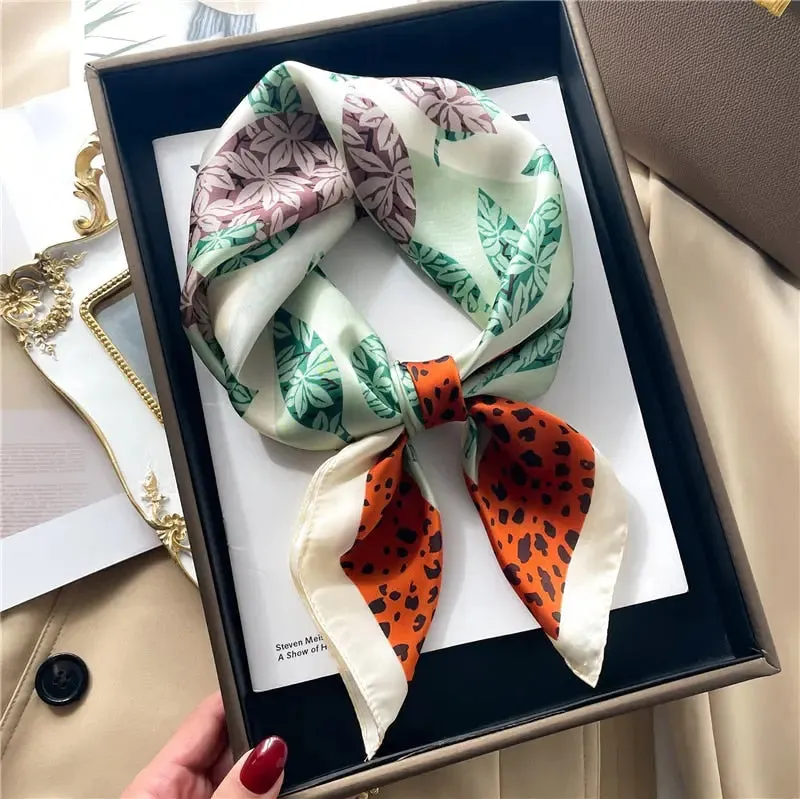 Luxury Satin Silk Scarf