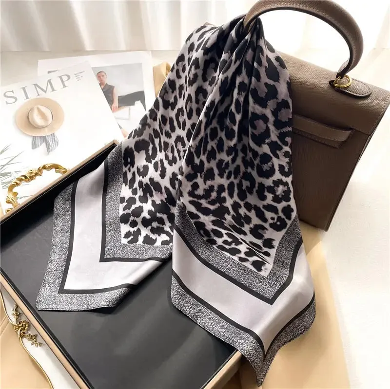 Luxury Satin Silk Scarf