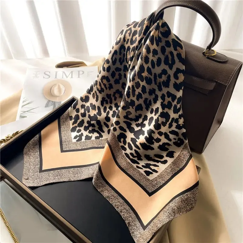 Luxury Satin Silk Scarf