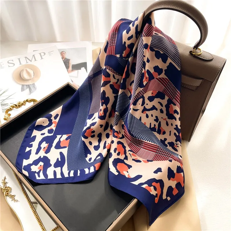 Luxury Satin Silk Scarf