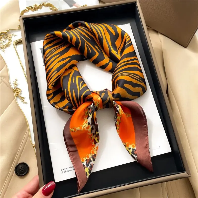Luxury Satin Silk Scarf
