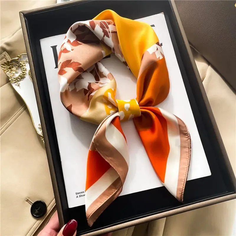 Luxury Satin Silk Scarf