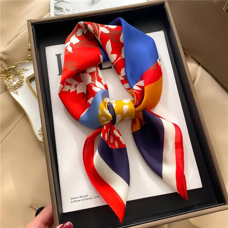 Luxury Satin Silk Scarf