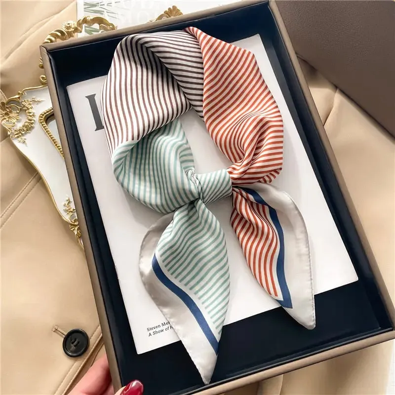 Luxury Satin Silk Scarf