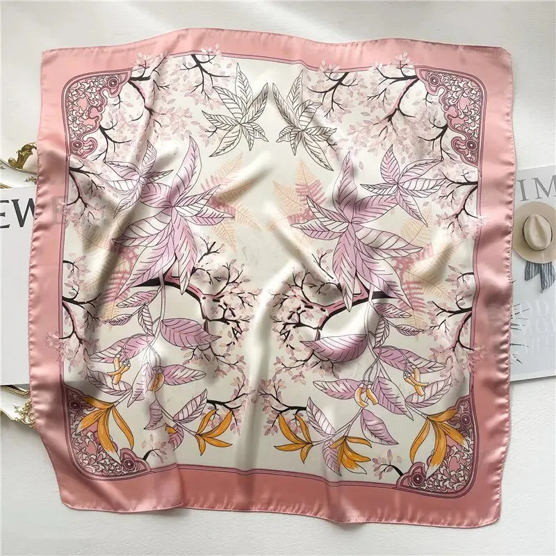 Luxury Satin Silk Scarf