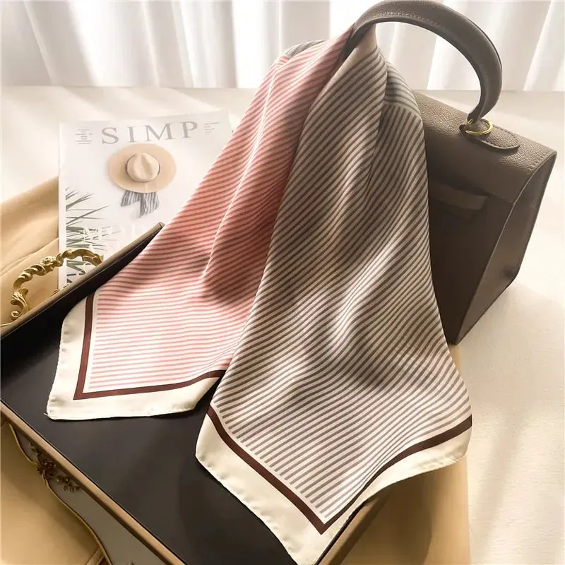 Luxury Satin Silk Scarf