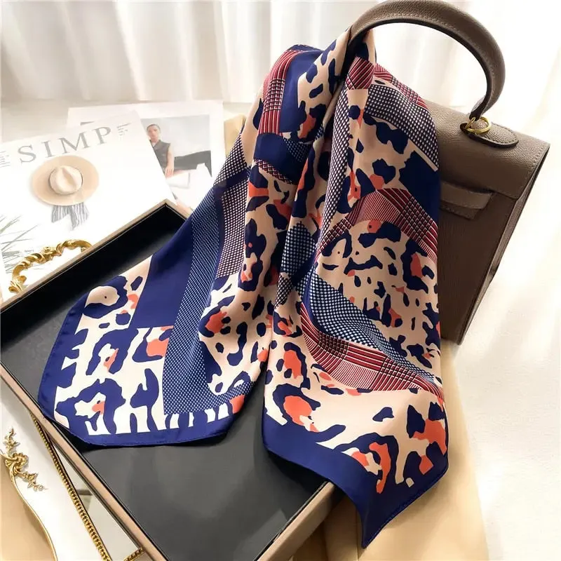 Luxury Satin Silk Scarf