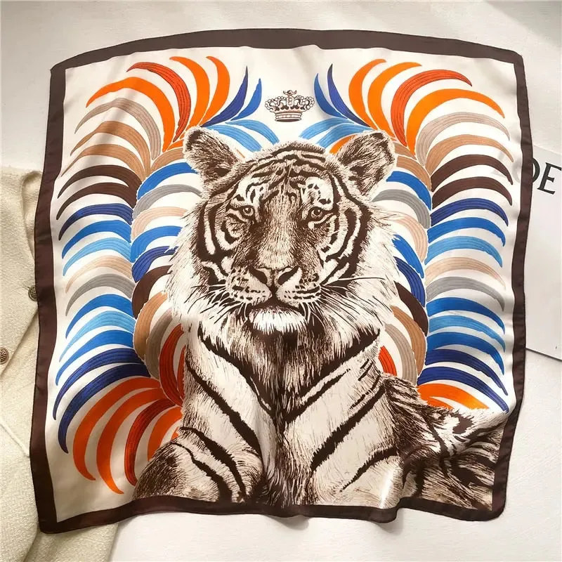Luxury Satin Silk Scarf