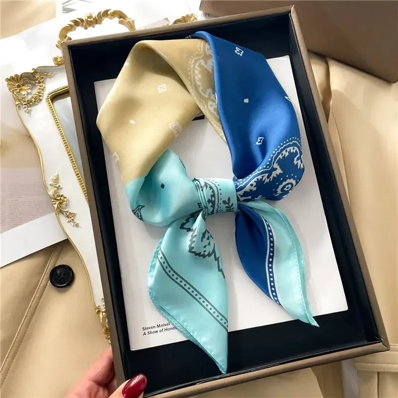 Luxury Satin Silk Scarf