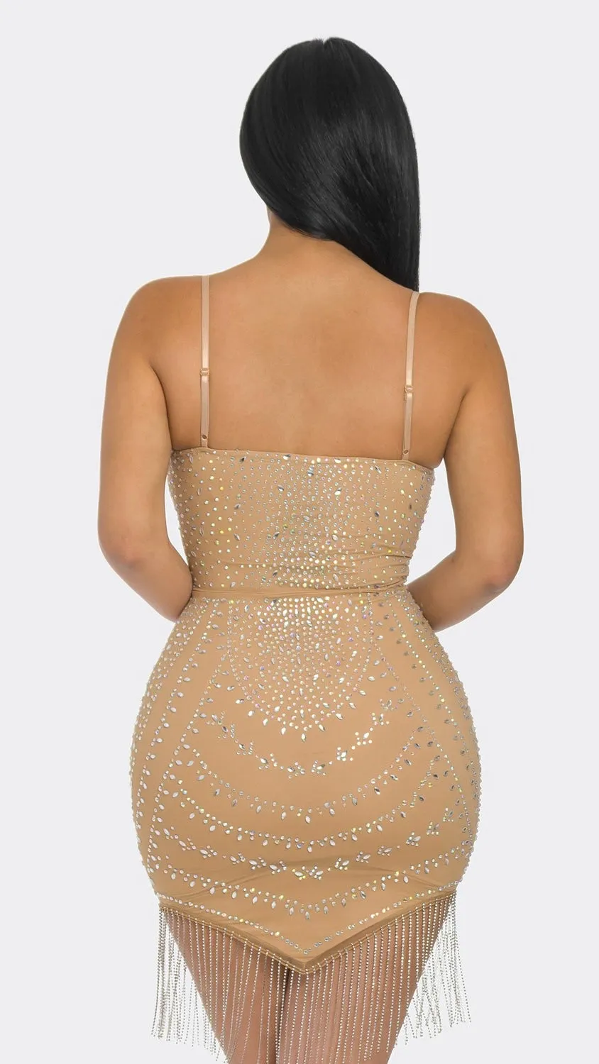 Lylah Dress - Nude