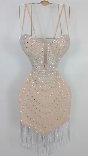 Lylah Dress - Nude