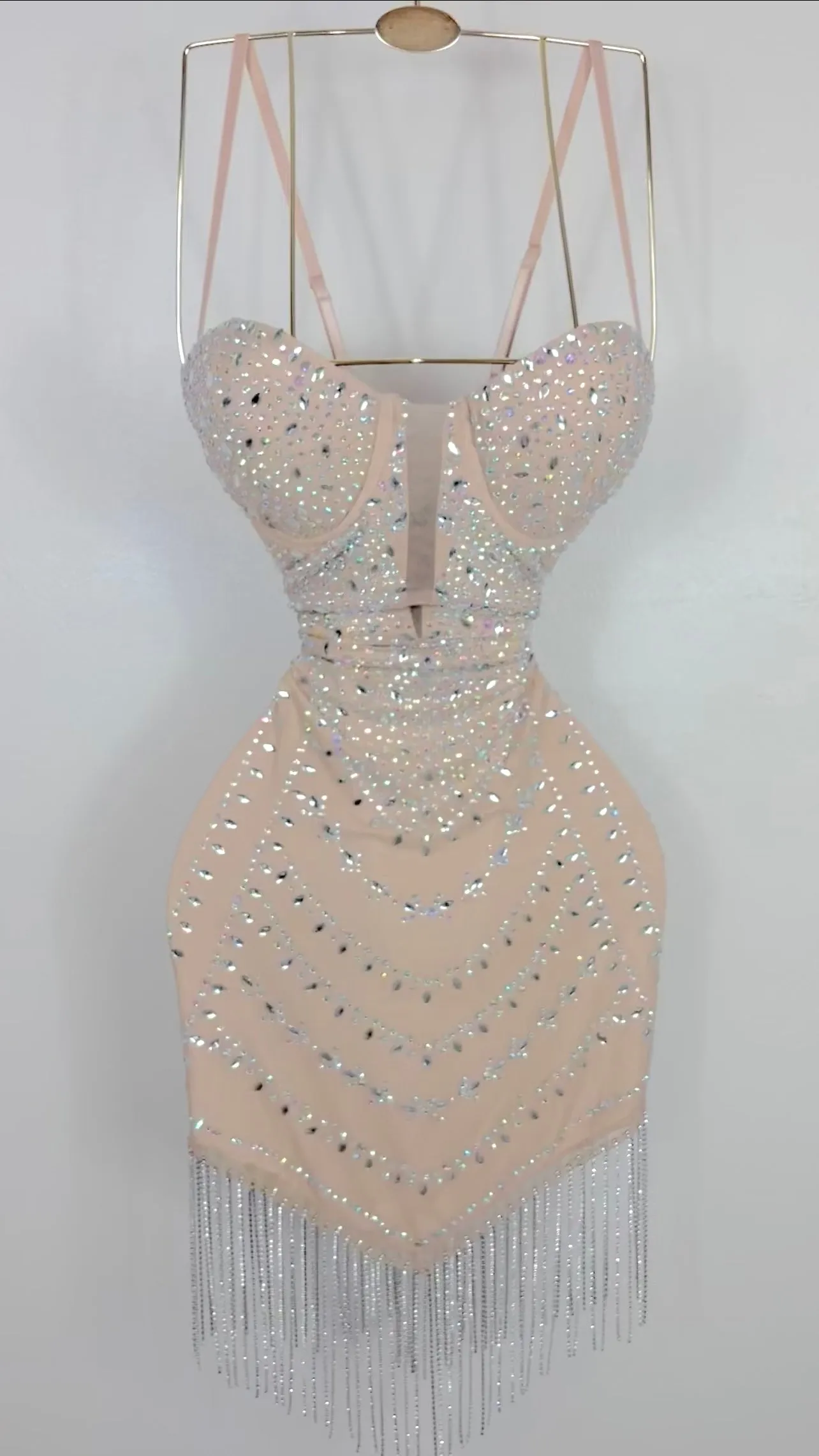 Lylah Dress - Nude