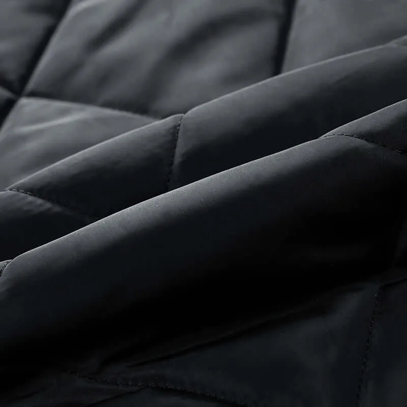 Men's Padded Bomber Jacket with Cargo Pockets