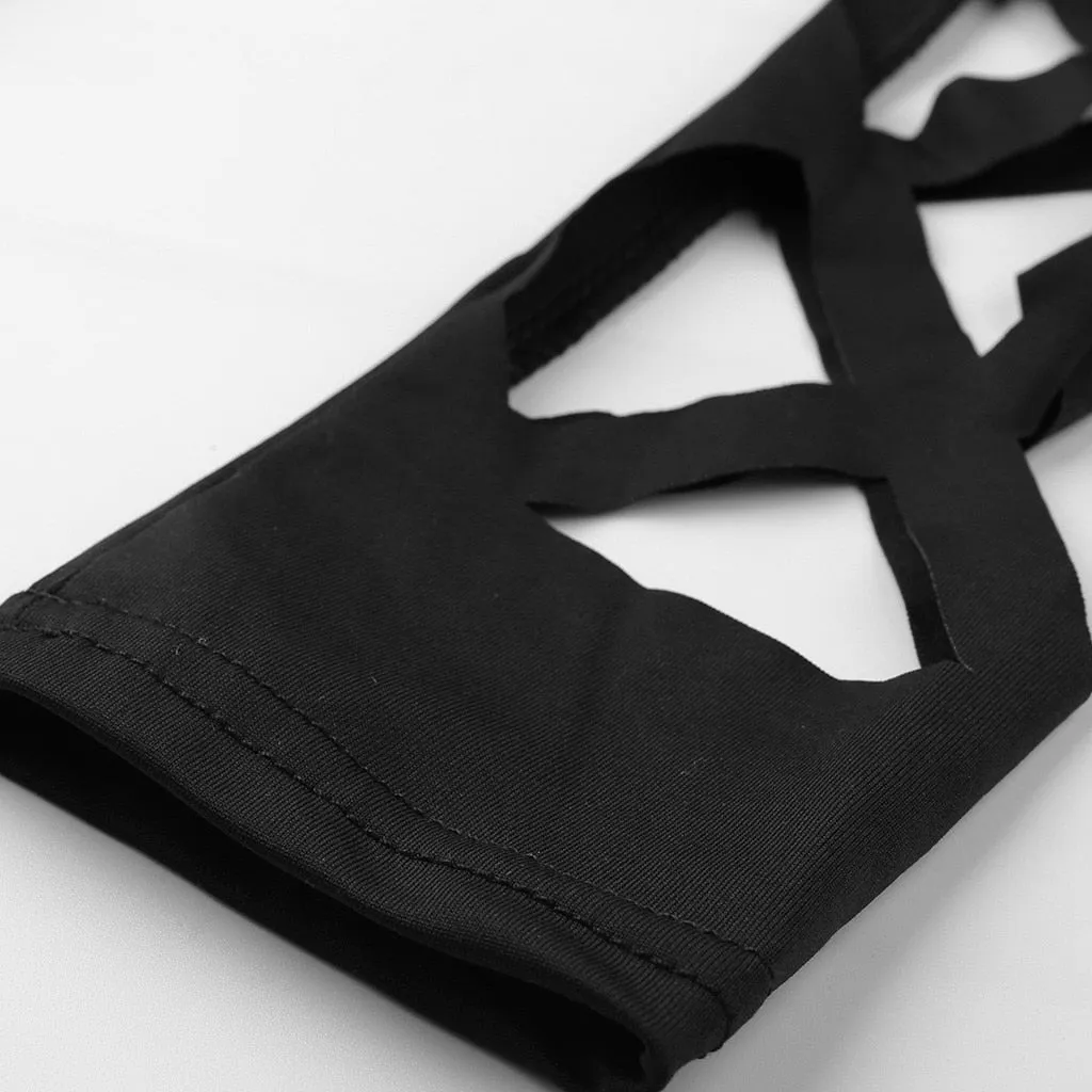 Mesh Sleeve Push Up Bodysuit
