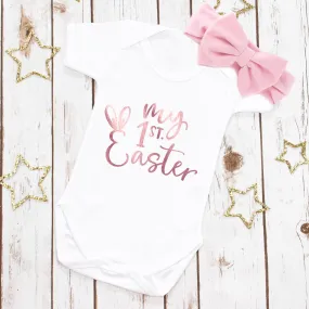 My First Easter Rose Gold Bodysuit