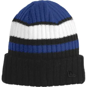 New Era Royal/Black Ribbed Tailgate Beanie