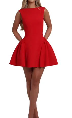 NEXT DAY DELIVERY XANA Red Mini Bodycon Dress