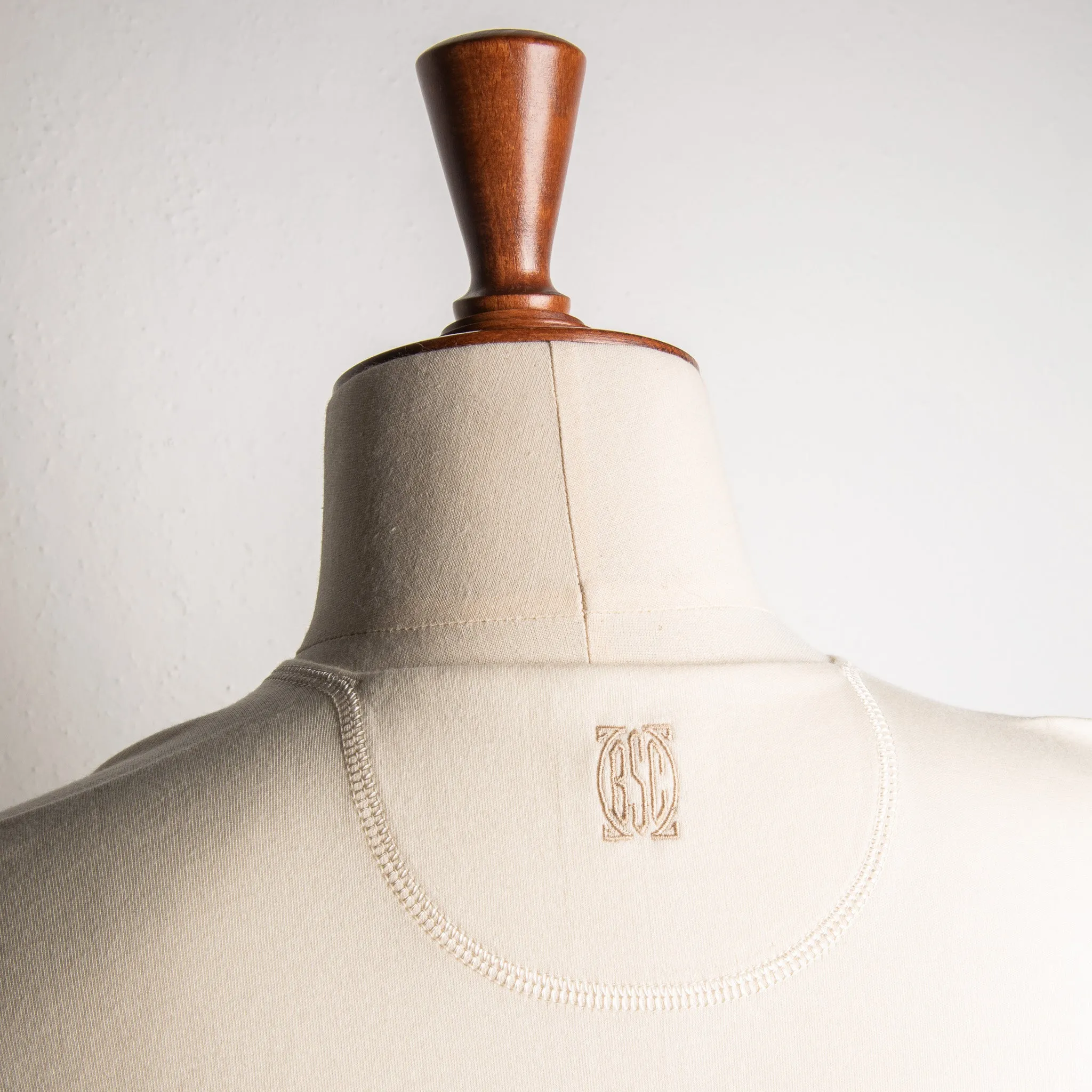 Olde Homesteader for BSC Uniform Henley Neck Long Sleeve Ivory
