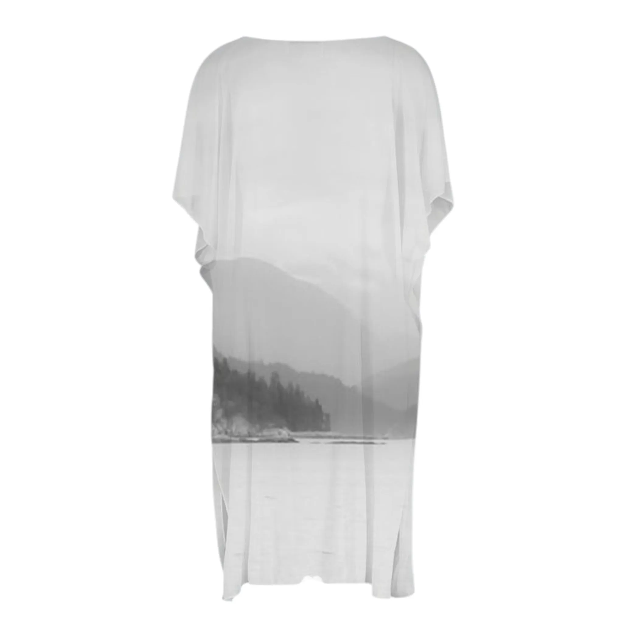 Pacific Mist Quadra Island Short Sleeve Kimono Wrap