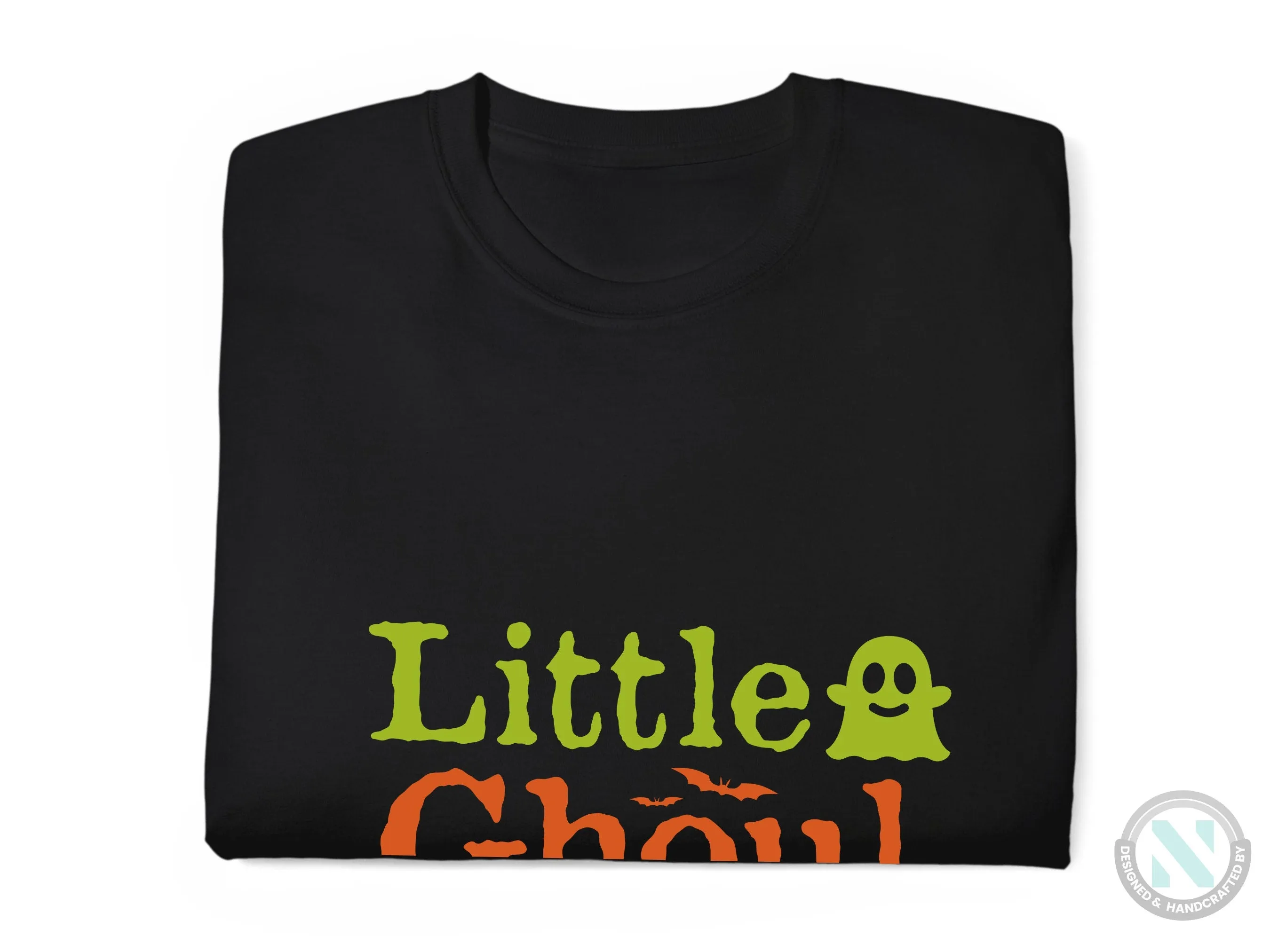 Personalize Name Halloween Baby Bodysuit Gift for Boys with “Little Ghoul”