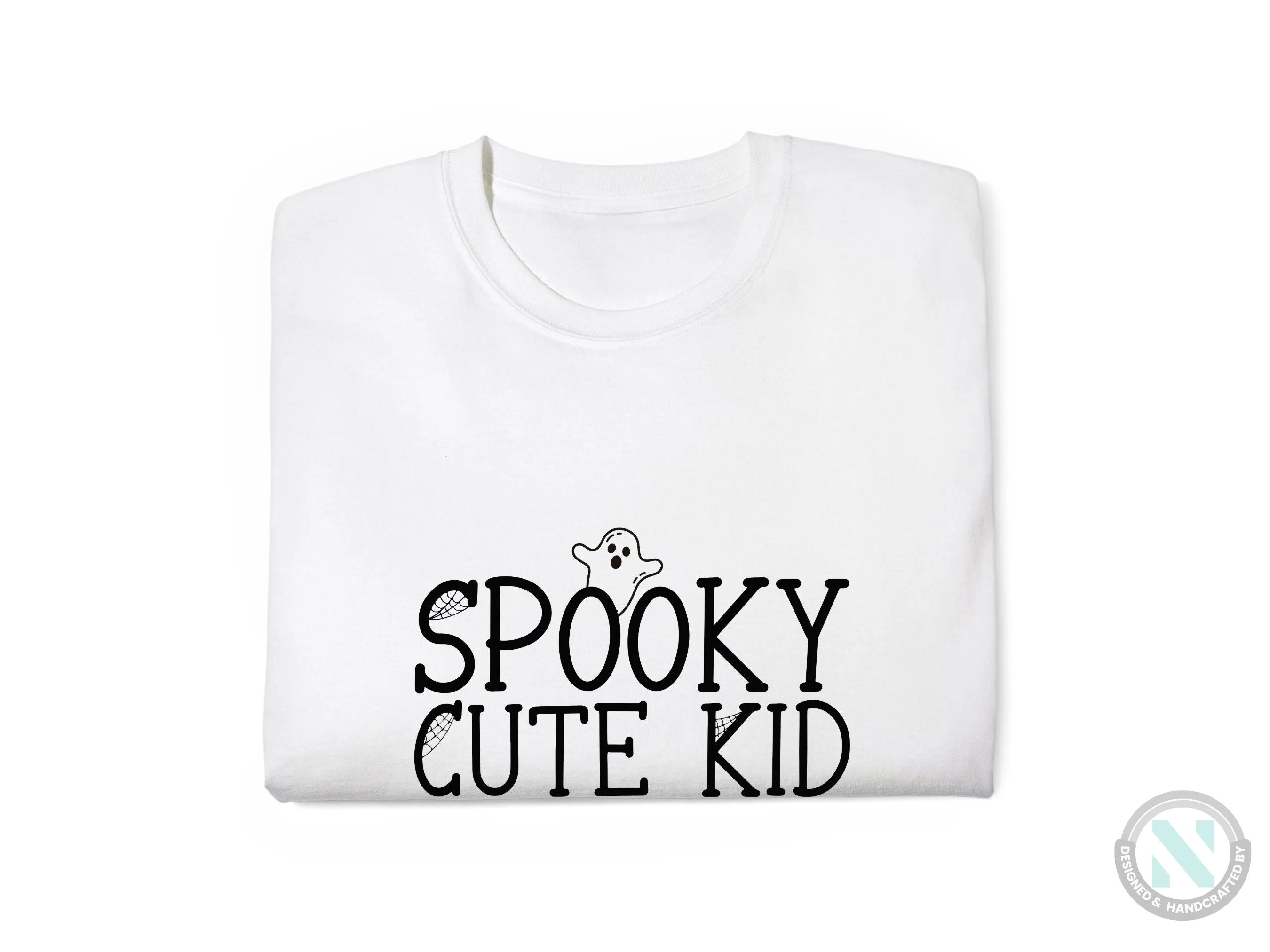 Personalize Name Halloween Baby Grow Gift for Boys with “Spooky Cute Kid”