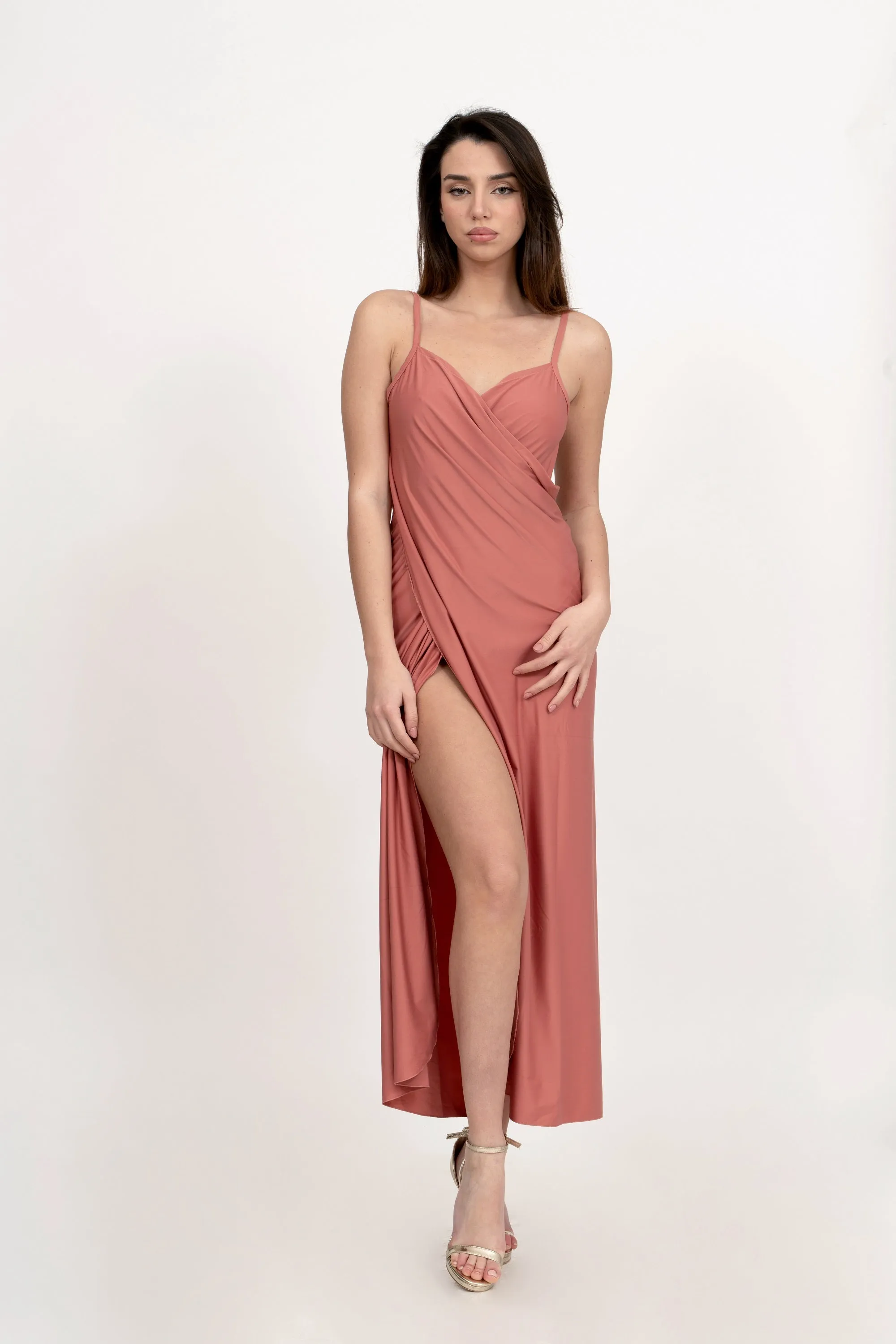 Plain Wrap Coverup Dress