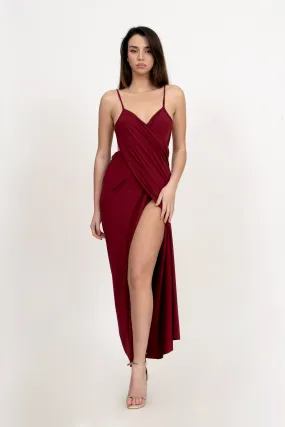 Plain Wrap Coverup Dress
