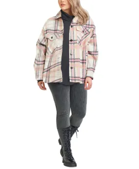 Plus Plaid Overcoat