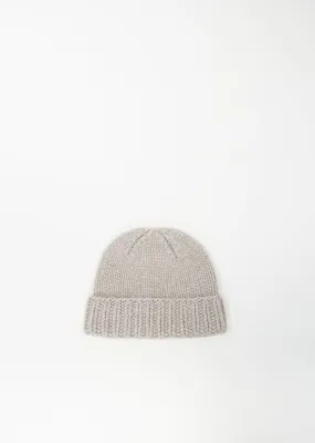Polly Cashmere Beanie — Poivre