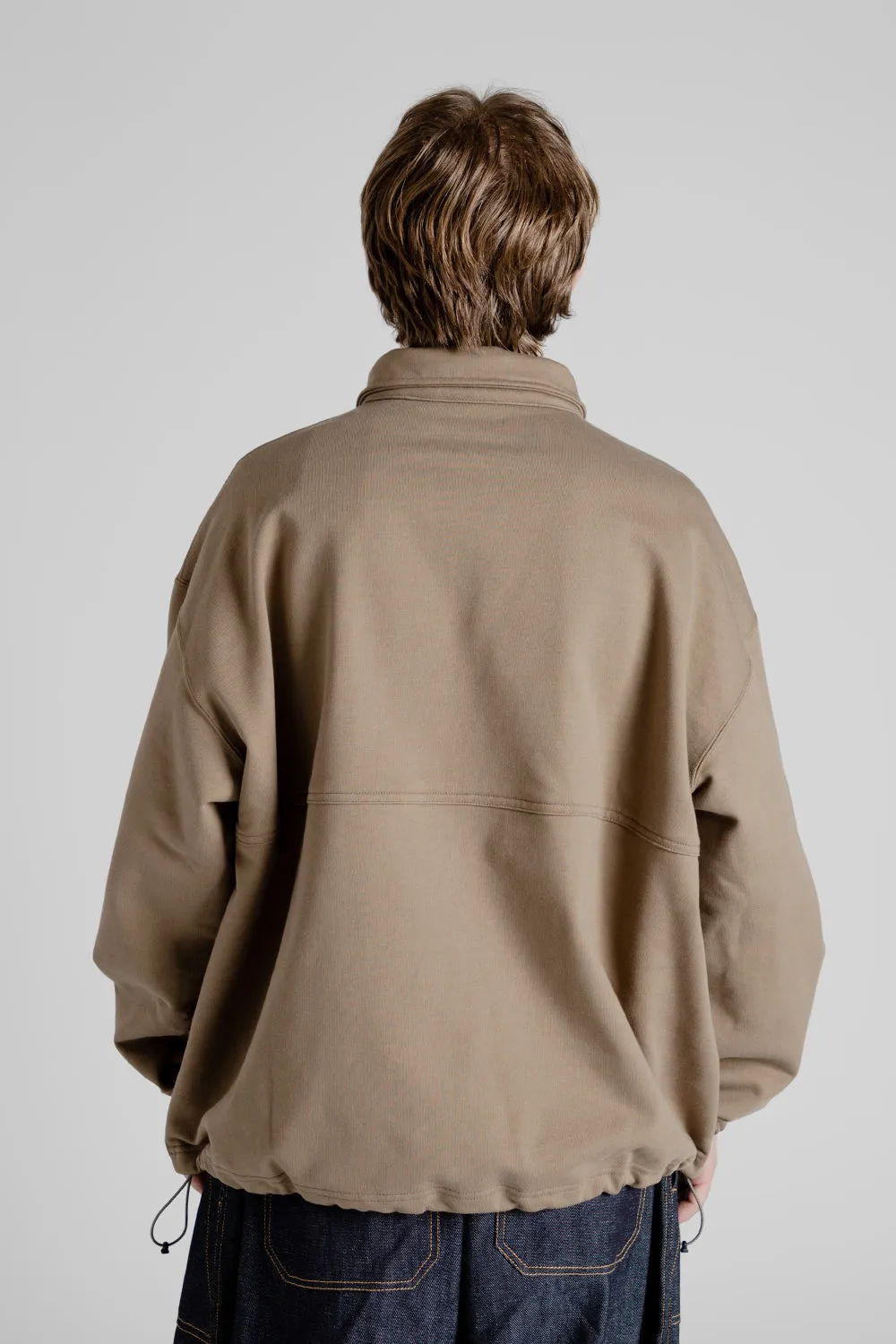 Pullover Sweat Shirt - Light Brown