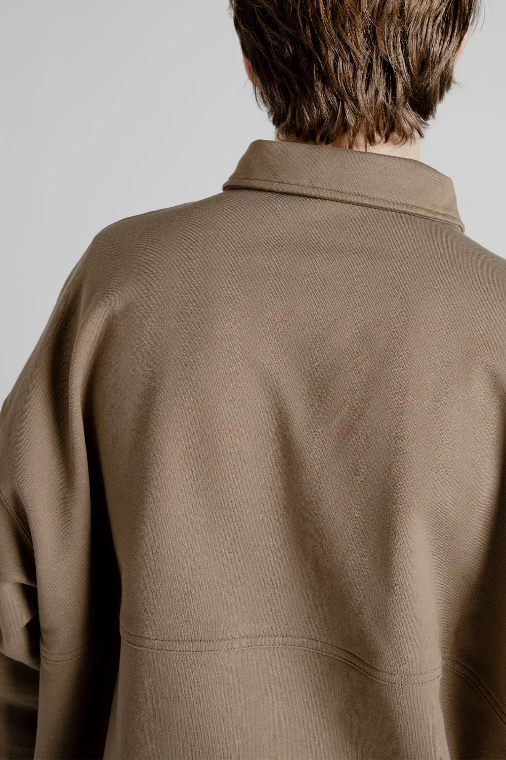 Pullover Sweat Shirt - Light Brown