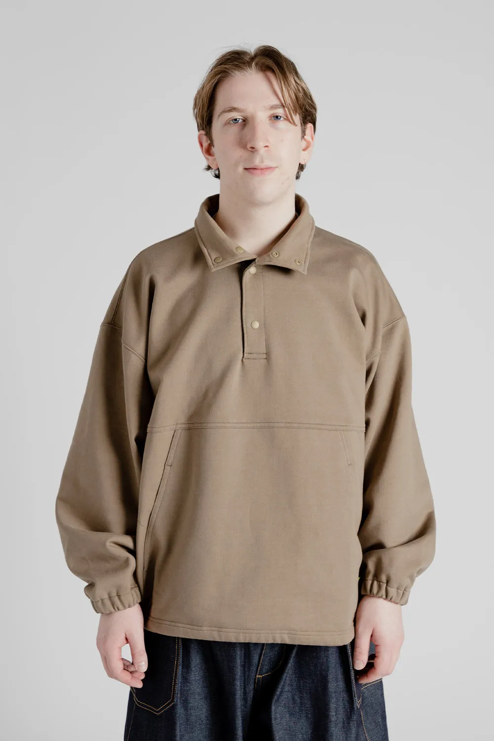 Pullover Sweat Shirt - Light Brown