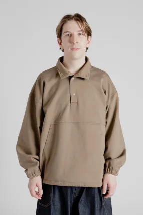 Pullover Sweat Shirt - Light Brown