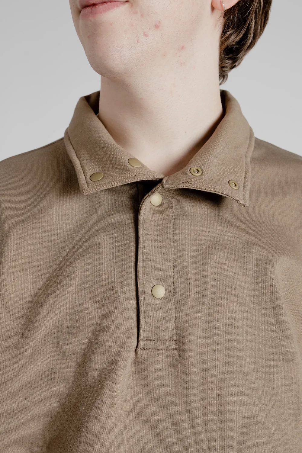 Pullover Sweat Shirt - Light Brown