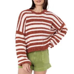 SISSTREVOLUTION OCEAN SHORES SWEATER - RUST