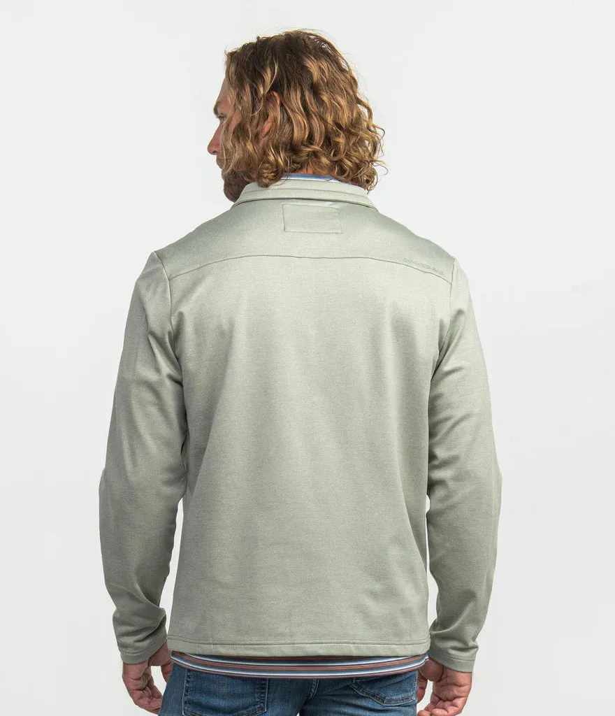Southern Shirt Co. Uptown Performance Fleece Pullover- Sage