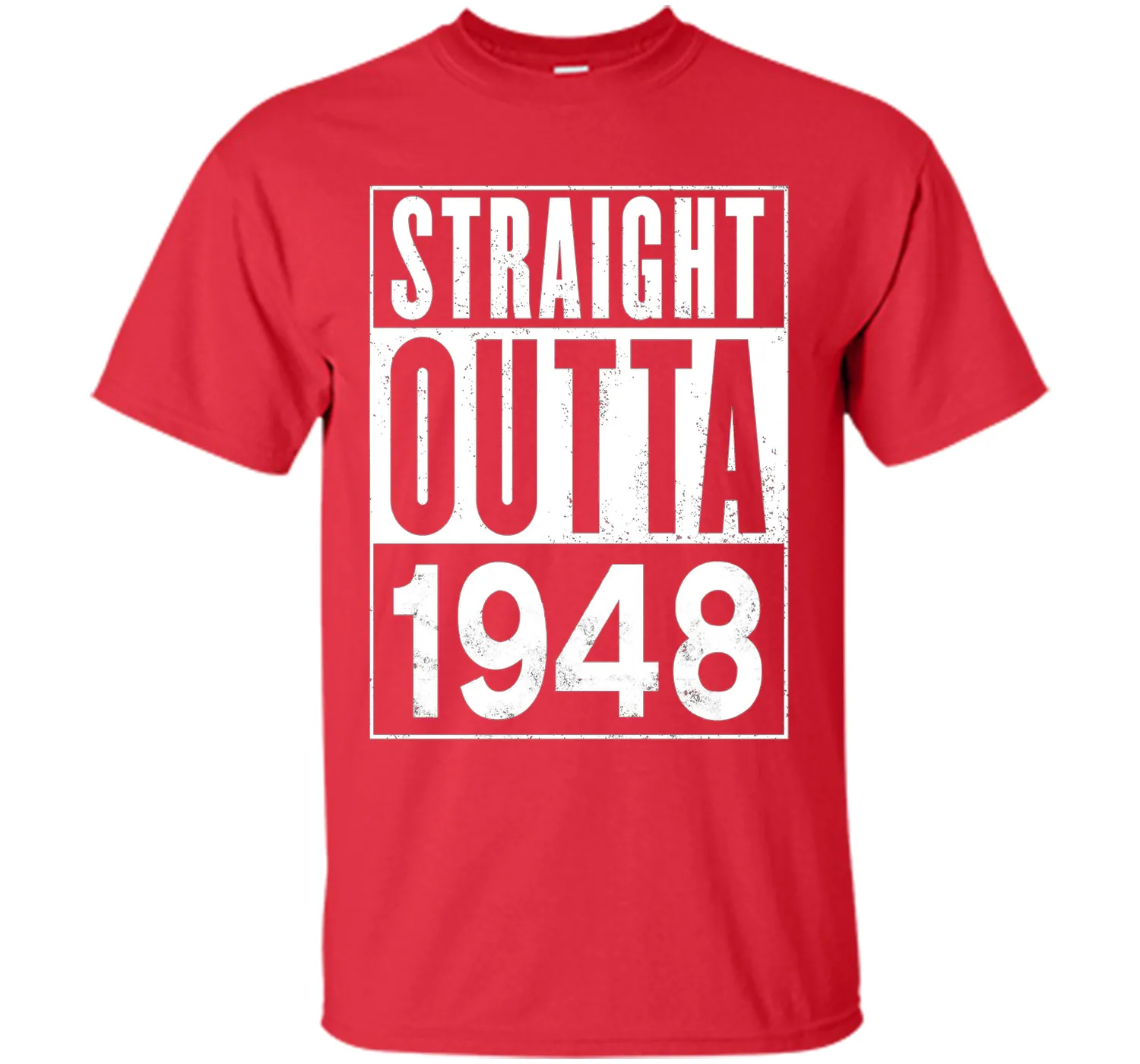 Straight Outta 1948 Year 69th Birthday Year Funny T-Shirt