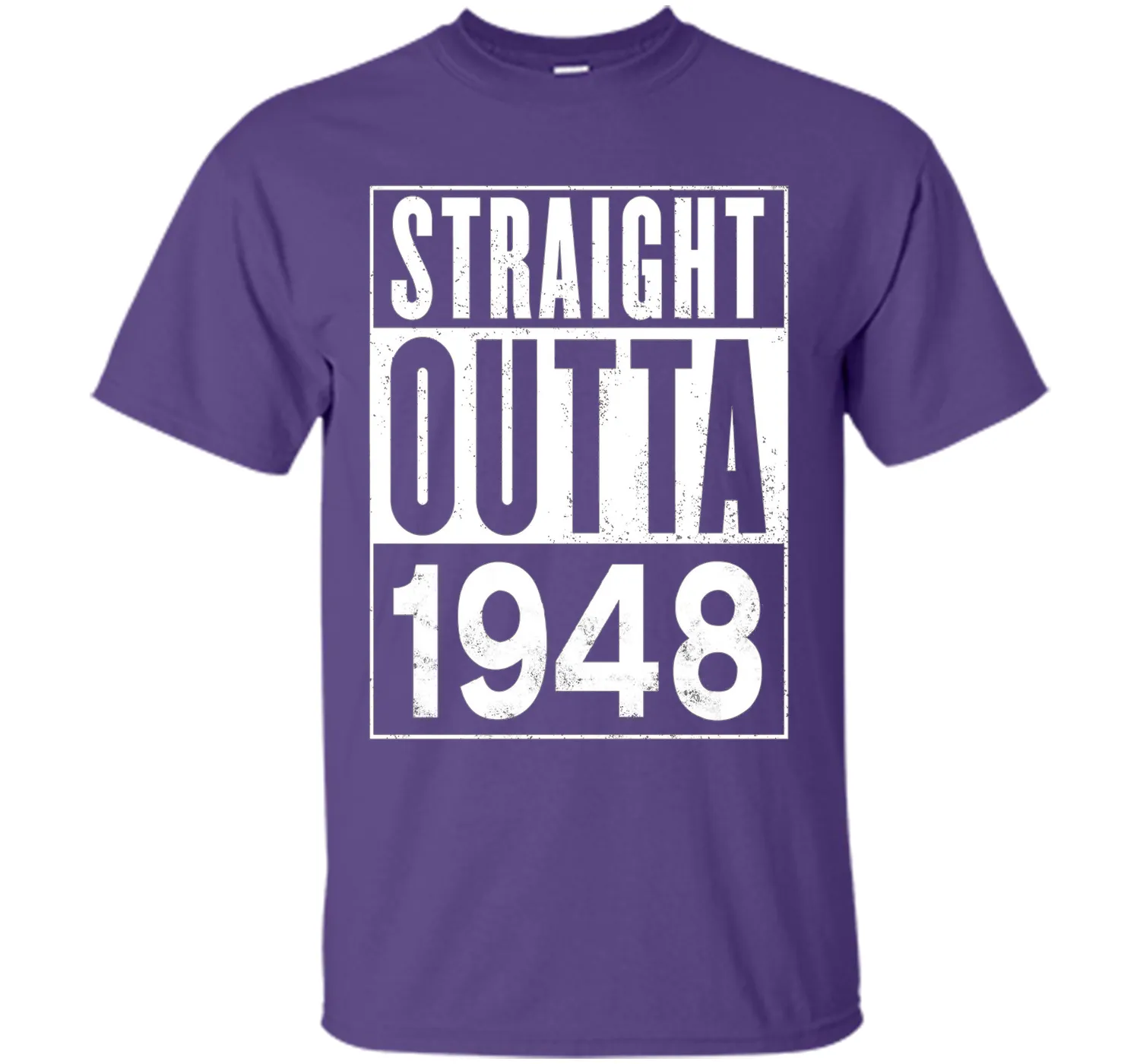 Straight Outta 1948 Year 69th Birthday Year Funny T-Shirt