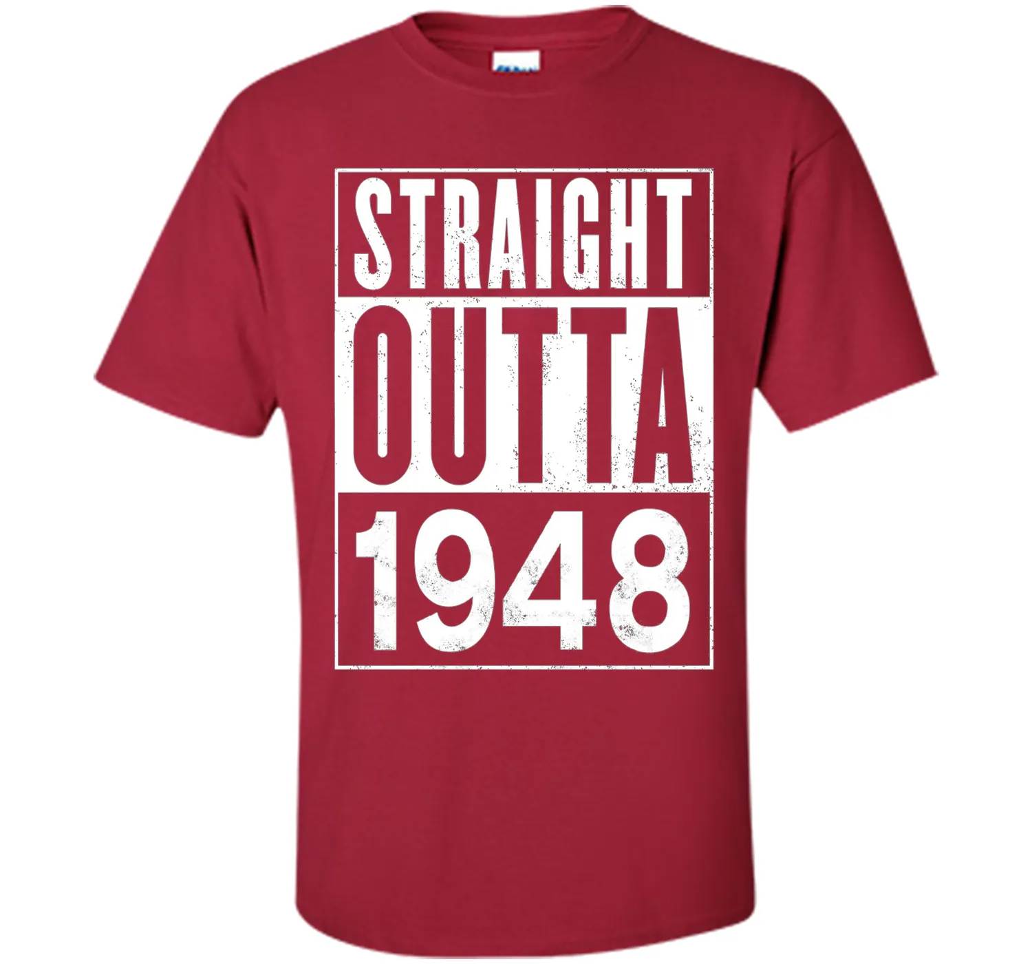 Straight Outta 1948 Year 69th Birthday Year Funny T-Shirt