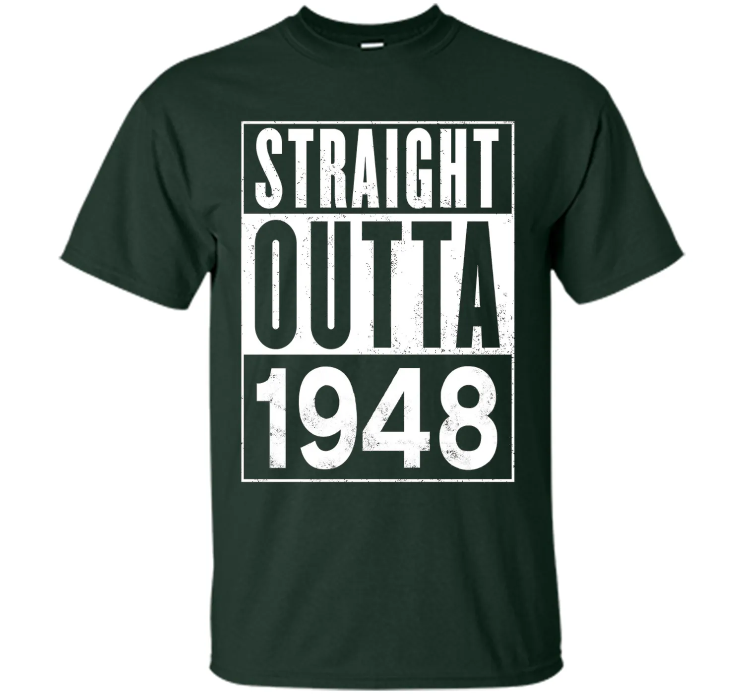 Straight Outta 1948 Year 69th Birthday Year Funny T-Shirt