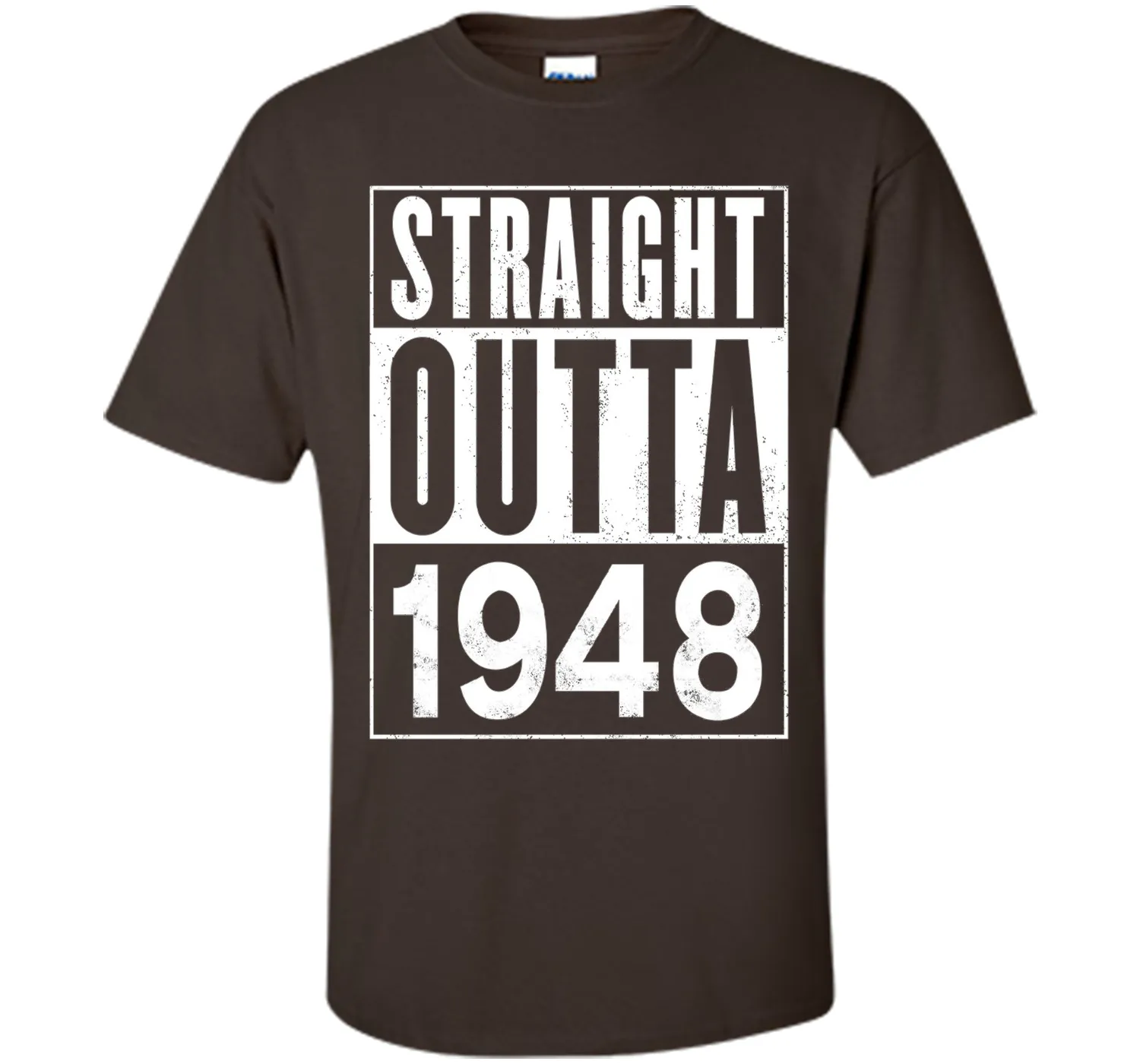 Straight Outta 1948 Year 69th Birthday Year Funny T-Shirt