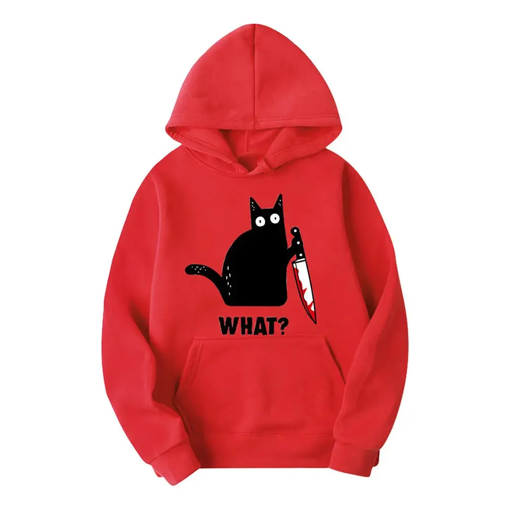 Sweatshirt Loose Hoodie Student Wear Fashion Cartoon Print Hoodie