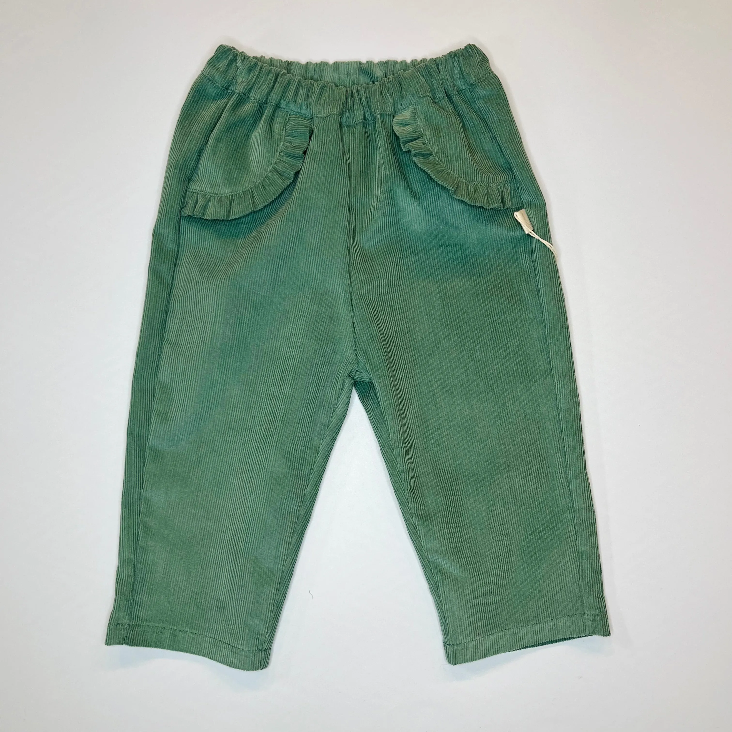 Trousers -  Corduroy with Frill Pockets